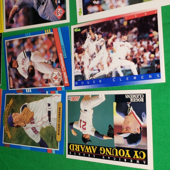 Roger Clemens 25 Baseball Trading Cards MLB Boston Red Sox - Picture 5 of 10